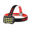 Linterna Minera Led Recargable Con Cabezal Elastico Ajustable