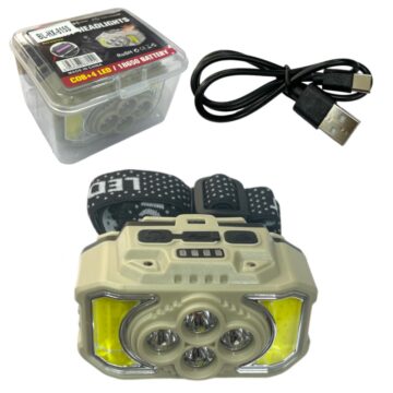 Alternative view of Linterna Vicha Minero LED Recargable USB Encendido Con Sensor