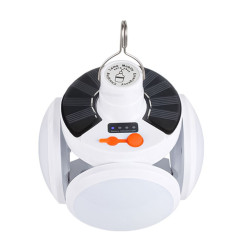 Luz De Emergencia Para Exteriores Recargable USB Y Carga Solar