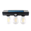 Luz De Exteriores Carga Solar Lampara Reflector Con Sensor
