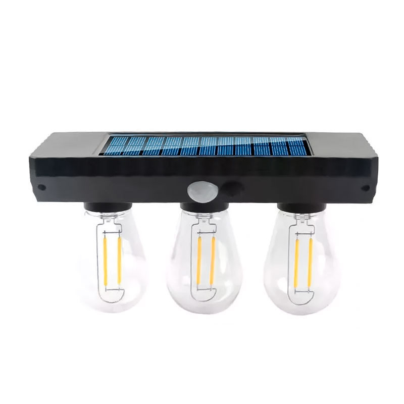 Farol Reflector Con Panel Solar Para Exteriores Sensor De - Imagen 4