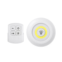 Luz Led Lampara + Control Remoto Adhesivo Para Placard