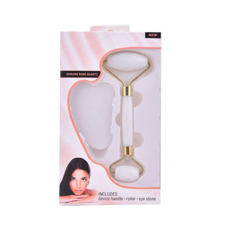 Masajeador Rodillo Facial Jade + Guasha Antienvejecimiento - Imagen 2