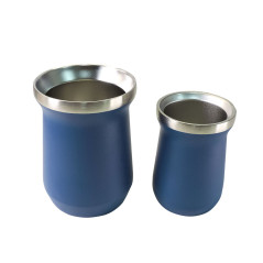 Vaso Clásico De Acero Inoxidable Termico 300ml + Mini