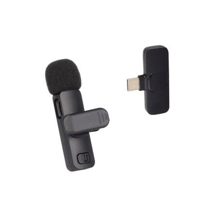Micrófono Corbatero Inalámbrico 2 Mic Con Entrada iPhone /