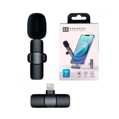 Microfono Corbatero Inalambrico Para Celular Entrada Lightning