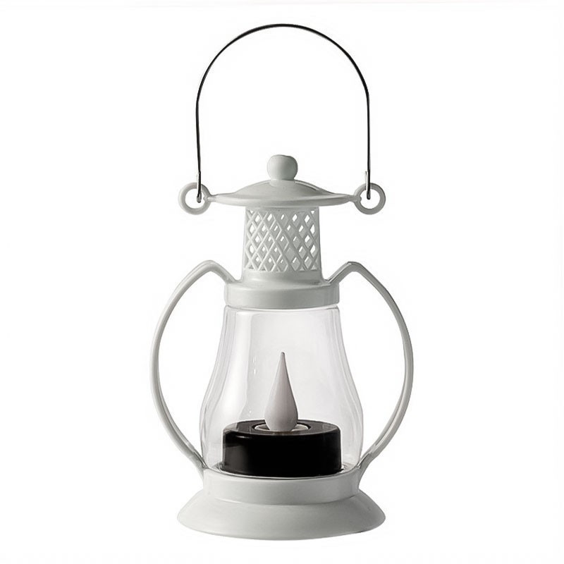 Lampara Led A Pilas Mini Estilo Lampara De Queroseno Vintage - Imagen 2