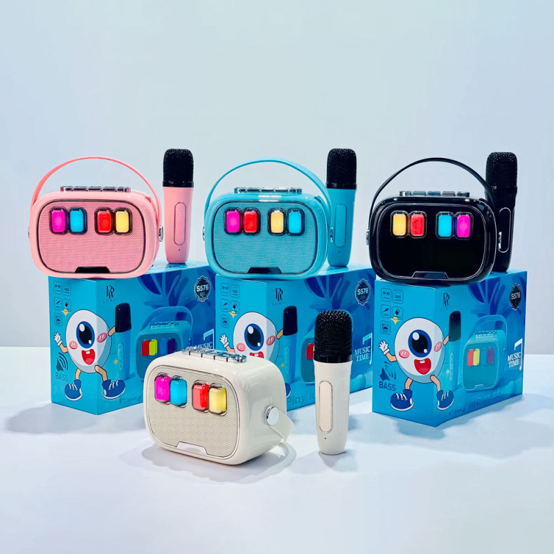 Parlante Soonbox Mini Kaoraoke Microfono Con Efectos De Voz - Imagen 2