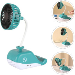 Ventilador Mini Recargable De Escritorio Con Soporte Para