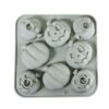 Molde De Silicona Calabazas De Halloween 8 Cavidades Libre