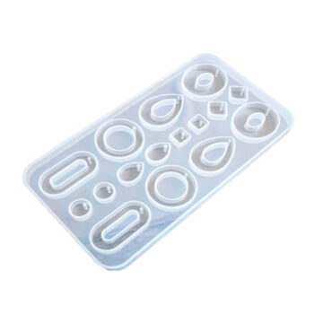 Molde De Silicona Para Resina 4 Huellitas Grande Con