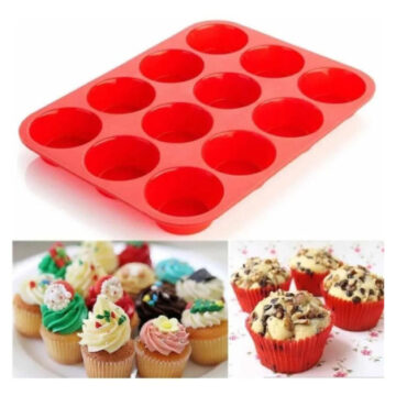 Alternative view of Molde De Silicona Para Muffins Y Cupcakes Medianos