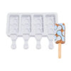 Molde De Silicona Para Paleta de Helados Burbujas 4