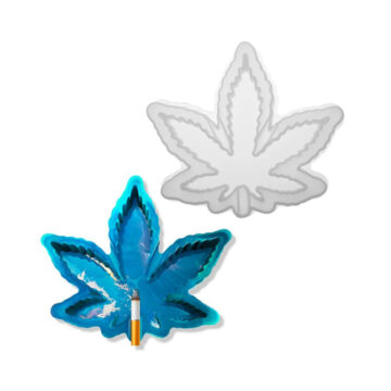 Moldes De Silicona de Resina para Posavasos con Diseño de Flores
