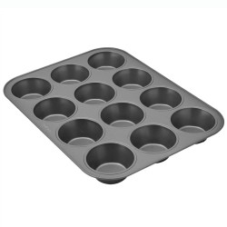 Molde De Teflón Muffins X12 Cupcakes Repostería