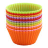 Molde Muffins Silicona Individual X12 Unidades Goma