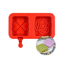 Molde Silicona Helados Diseño Paleta