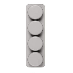 Molde Silicona X4 Redondo Jabones Vela Artesanal Formas Jabón