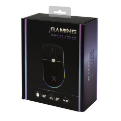 Mouse Gamer Xaea Gm-809 3200dpi 6 Botones Luz Rgb Chroma Con