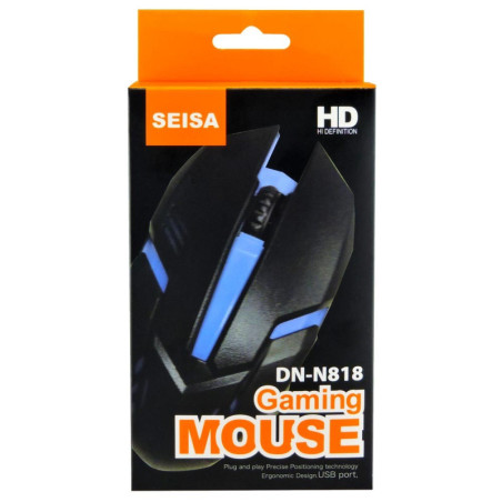 Mouse Optico Gamer Luz Led Usb Con Cable