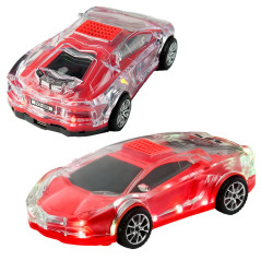 Parlante Bluetooth Recargable USB Auto Deportivo Ferrari Led
