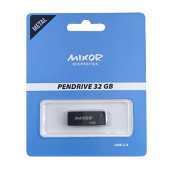 Pendrive 32gb Metal Usb 2.0 Almacenamiento Computacion Mixor