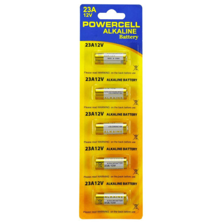 Pila alcalina PowerCell 23A 12V X5 - Imagen 2