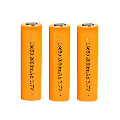 Pila Bateria Recargable Cilindrica 18650 2000mAh 3.7V Punta