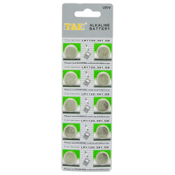 Pilas Alcalinas T&E LR1120 391 G8 X10