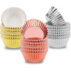 Pirotines Metalizados Para Cupcakes Y Muffins Bombon X100