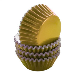 Pirotines Metalizados Para Cupcakes Y Muffins Bombon X100