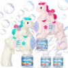 Pistola Burbujero Bubble Gun Automatico A Pilas Con Botella De