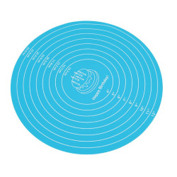 Placa Plancha De Silicona Circular Antiadherente Para Amasar