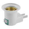 Portalampara Adaptador E27 Tecla Enchufe Velador Luz