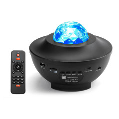 Proyector Galaxia Laser Luces RGB Con Parlante Bluetooth Y
