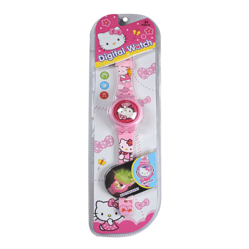Reloj Pulsera Infantil De Juguete Pantalla Digital Con Tapita - Imagen 4