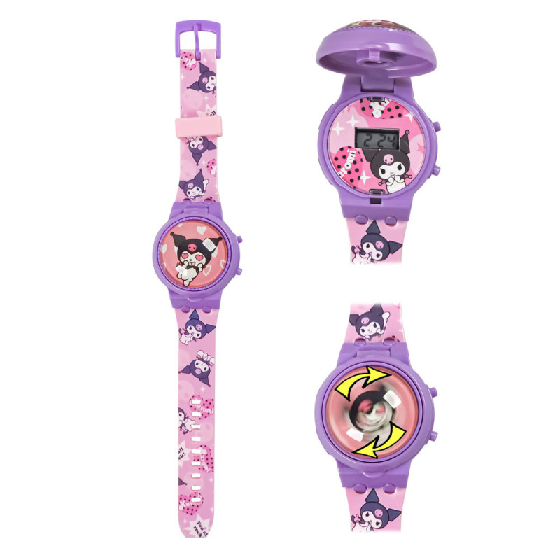 Reloj Digital Infantil Pulsera Malla De Silicona Y Spinner - Imagen 7