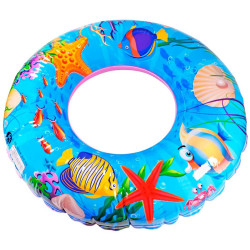 Salvavidas Flotador Aro Inflable Para Pileta 90 Cm. Diseño
