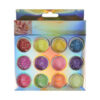 Glitter Fino Para Uñas x12 Nail Art Colores Strass Brillos Y Escamas