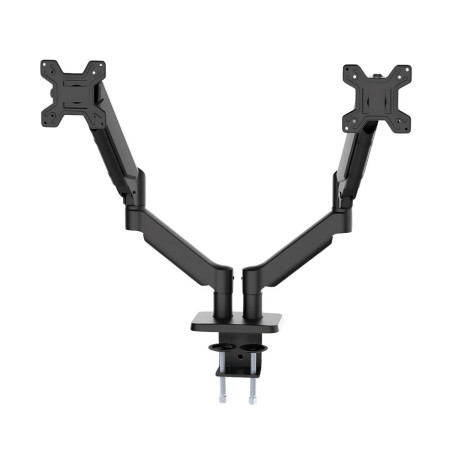 Soporte Para 2 Monitores Giro 360° Con Pie - Imagen 2