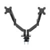 Soporte Para 2 Monitores Giro 360° Con Pie