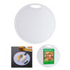 Tabla Para Picar Circular Polipropileno 36cm Cocina Hogar