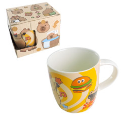 Taza De Ceramica Carpincho Capybara Para Café Té