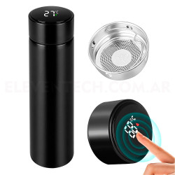 Termo De Acero 304 Tapa Hermetica Con Sensor Termico Indicador C°