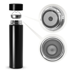 Termo Inteligente Acero Inoxidable Con Tapa Termometro