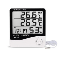 Termohigrometro Sonda Digital Humedad Y Temperatura A Pila