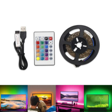 Tira Luces Led Rgb 5050 Usb 5M Decoracion Gamer Tv