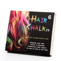 Tizas Para Pintar Teñir el Pelo Hair Chalk X 6 Unidades
