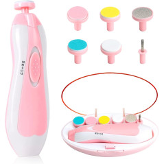 Torno Lima Para Uñas Cortador Eléctrico Para Bebes Con Luz