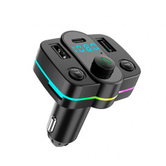 Transmisor FM MP3 Multifunción Para Coche Con Bluetooth y LED